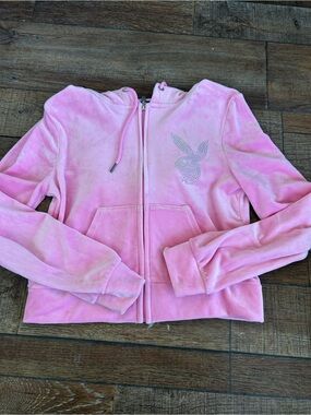Pink Velour Tracksuit